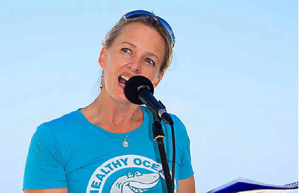 ACTIVIST: Natalie Banks of Sea Shepherd Australia says shark nets do not work. Photo: contributed ACTIVIST: Natalie Banks of Sea Shepherd Australia says shark nets do not work. Photo: contributed