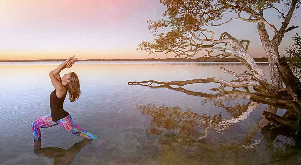 SAVING GRACE: This reader’s pic shows Lake Weyba, and a sunrise yoga session. SAVING GRACE: This reader’s pic shows Lake Weyba, and a sunrise yoga session.