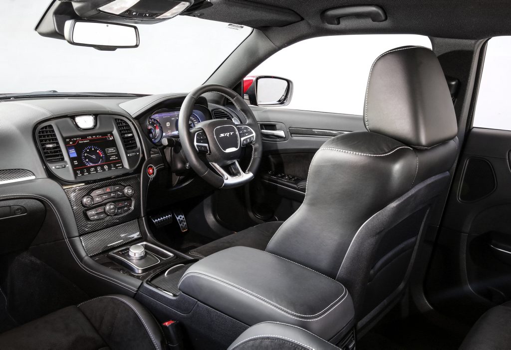 PLUSH ENOUGH: No rival to the German luxury sedans, but the 300 SRT has a welcoming cabin and plenty of standard kit included PLUSH ENOUGH: No rival to the German luxury sedans, but the 300 SRT has a welcoming cabin and plenty of standard kit included