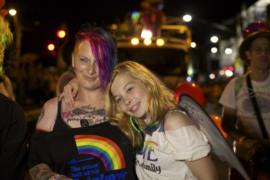 A scene from Gayby Baby, a documentary by director Maya Newell and producer Charlotte Mars. A scene from Gayby Baby, a documentary by director Maya Newell and producer Charlotte Mars.