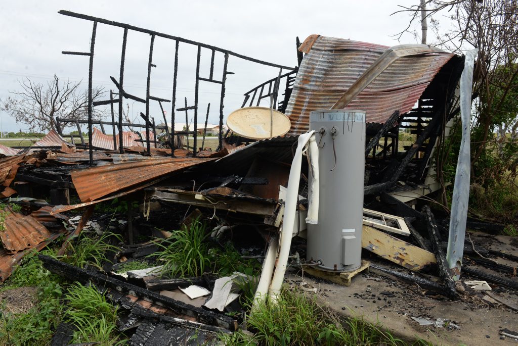 EYESORE: The burnt out remains of a house on the corner of Windemere and Back Windemere Roads. Photo: Mike Knott / NewsMail EYESORE: The burnt out remains of a house on the corner of Windemere and Back Windemere Roads. Photo: Mike Knott / NewsMail