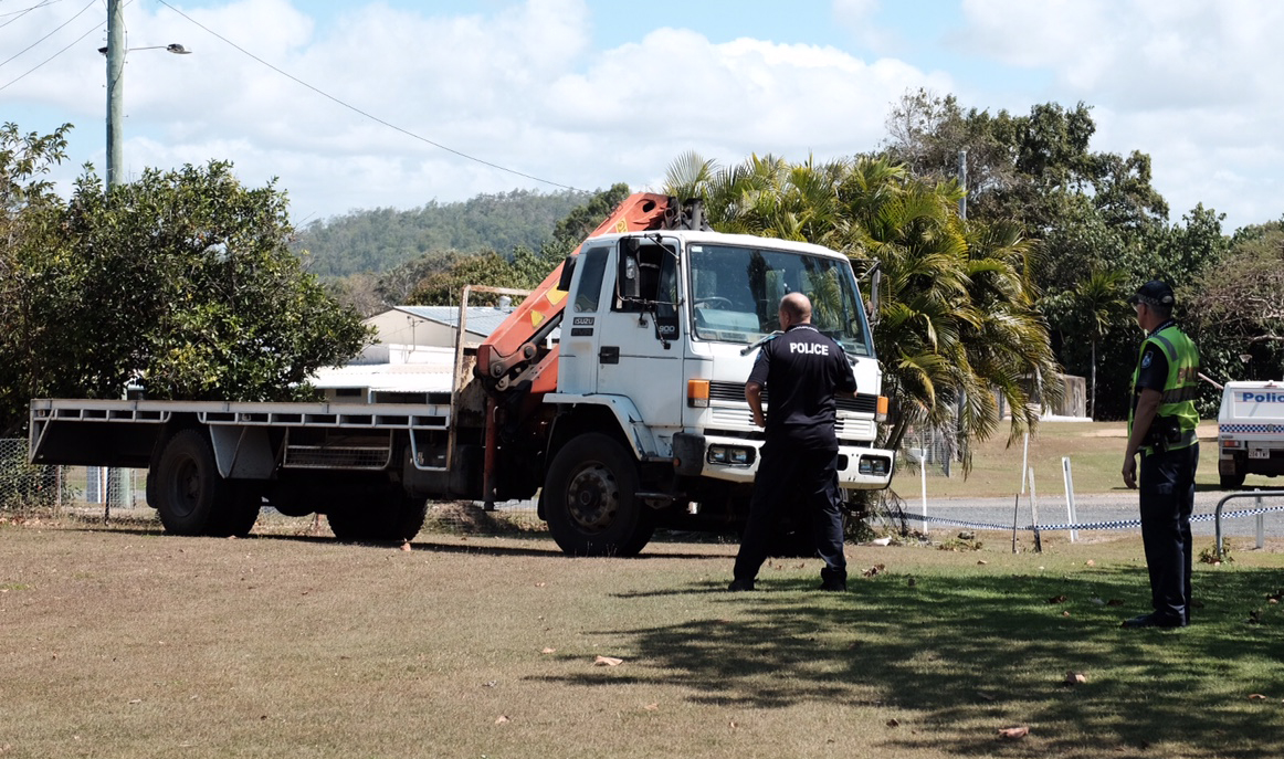 Police at the scene of the accident in Midge Point. Police at the scene of the accident in Midge Point.