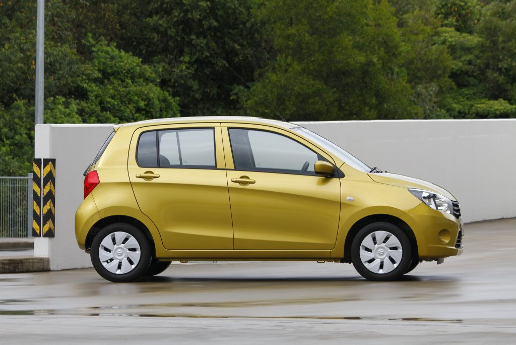 FRUGAL LITTLE THING: Celerio uses 4.7-litres/100km and costs just $12,990 drive away for now. Its three-cylinder offers 50kW and 90Nm. FRUGAL LITTLE THING: Celerio uses 4.7-litres/100km and costs just $12,990 drive away for now. Its three-cylinder offers 50kW and 90Nm.