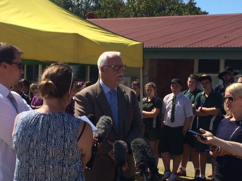 Darling Downs and South West regional director Greg Dickman speaks to media about the death of Jayde Kendall. Darling Downs and South West regional director Greg Dickman speaks to media about the death of Jayde Kendall.