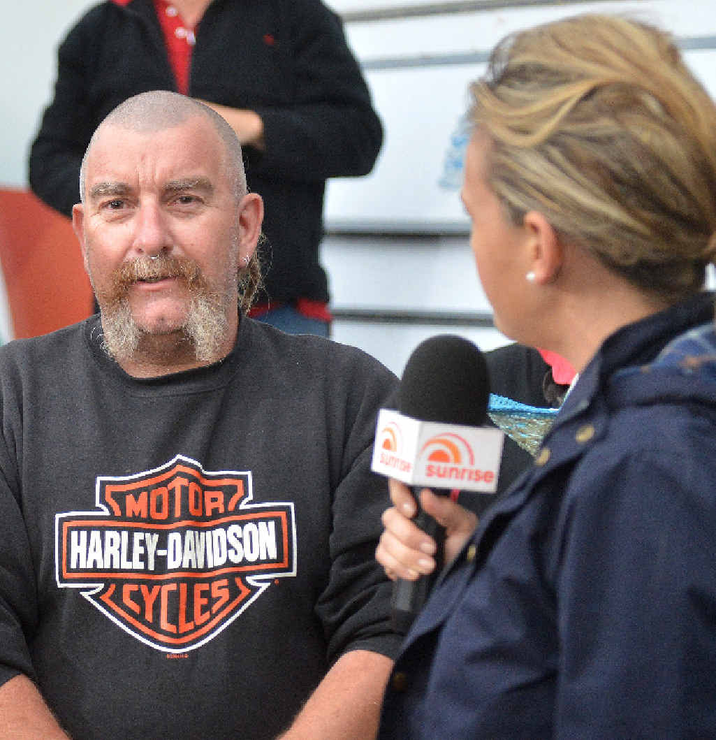 TIPS: Daryl Marendaz gives Kochie hairstyling tips. TIPS: Daryl Marendaz gives Kochie hairstyling tips.