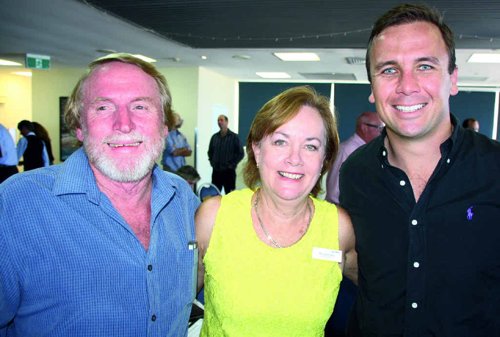 Nick Clatworthy of InProperty with Rhonda Carter of Ray White Caloundra and Dan Sowden of Ray White Maroochydore. Nick Clatworthy of InProperty with Rhonda Carter of Ray White Caloundra and Dan Sowden of Ray White Maroochydore.