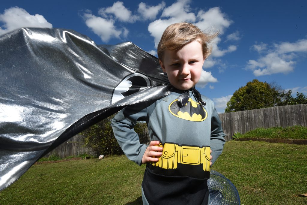 Ethan Greaves, 5, of Lismore, will join the rest of Australia by dressing up as a super hero as part of National Superhero Week to raise funds to fight Muscular Dystrophy. Ethan Greaves, 5, of Lismore, will join the rest of Australia by dressing up as a super hero as part of National Superhero Week to raise funds to fight Muscular Dystrophy.