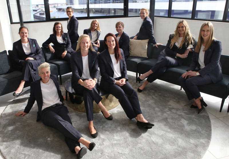 Members of the Southern Stars Women's Cricket team prepare for their Ashes tour of England departure in Melbourne, Monday, July 13, 2015. The Southern Stars begin their Ashes campaign in England on July 21. Members of the Southern Stars Women's Cricket team prepare for their Ashes tour of England departure in Melbourne, Monday, July 13, 2015. The Southern Stars begin their Ashes campaign in England on July 21.
