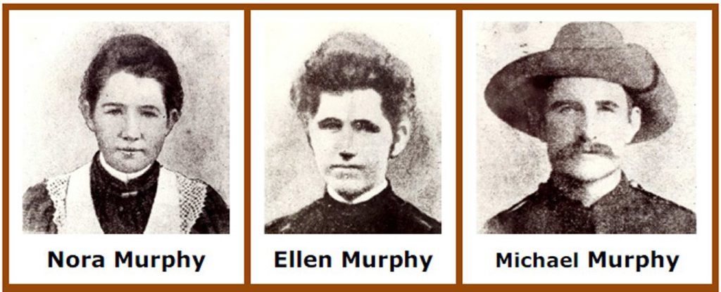 Nora, Ellen and Michael Murphy Murders: Nora, Ellen and Michael Murphy were murdered on December 26, 1898 near Gatton. Their murder is the state's oldest unsolved crimes. Picture: Queensland Police Museum Photo Contributed Nora, Ellen and Michael Murphy Murders: Nora, Ellen and Michael Murphy were murdered on December 26, 1898 near Gatton. Their murder is the state's oldest unsolved crimes. Picture: Queensland Police Museum Photo Contributed