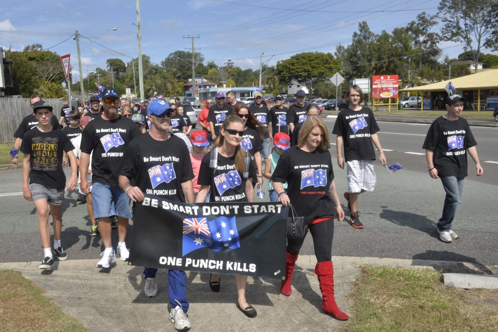 Lindsay's Last Walk from Redbank Plains Road to Albert St, Goodna in memory of Lindsay Ede. Photo Inga Williams / The Queensland Times Lindsay's Last Walk from Redbank Plains Road to Albert St, Goodna in memory of Lindsay Ede. Photo Inga Williams / The Queensland Times