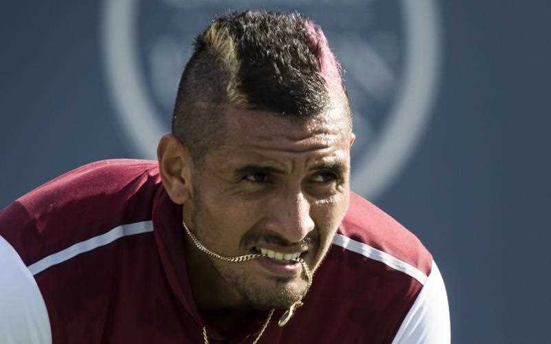 Nick Kyrgios, of Australia, wait for a serve fromJohn Isner, of the United States, during the Rogers Cup men's tennis tournament in Montreal, Thursday, Aug. 13, 2015. Nick Kyrgios, of Australia, wait for a serve fromJohn Isner, of the United States, during the Rogers Cup men's tennis tournament in Montreal, Thursday, Aug. 13, 2015.