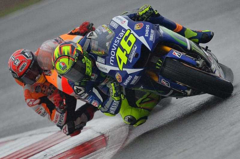 Valentino Rossi of Italy moved to the top of the world championship standings with his fourth victory of the season when he triumphed in the British MotoGP at Silverstone on Sunday. Valentino Rossi of Italy moved to the top of the world championship standings with his fourth victory of the season when he triumphed in the British MotoGP at Silverstone on Sunday.