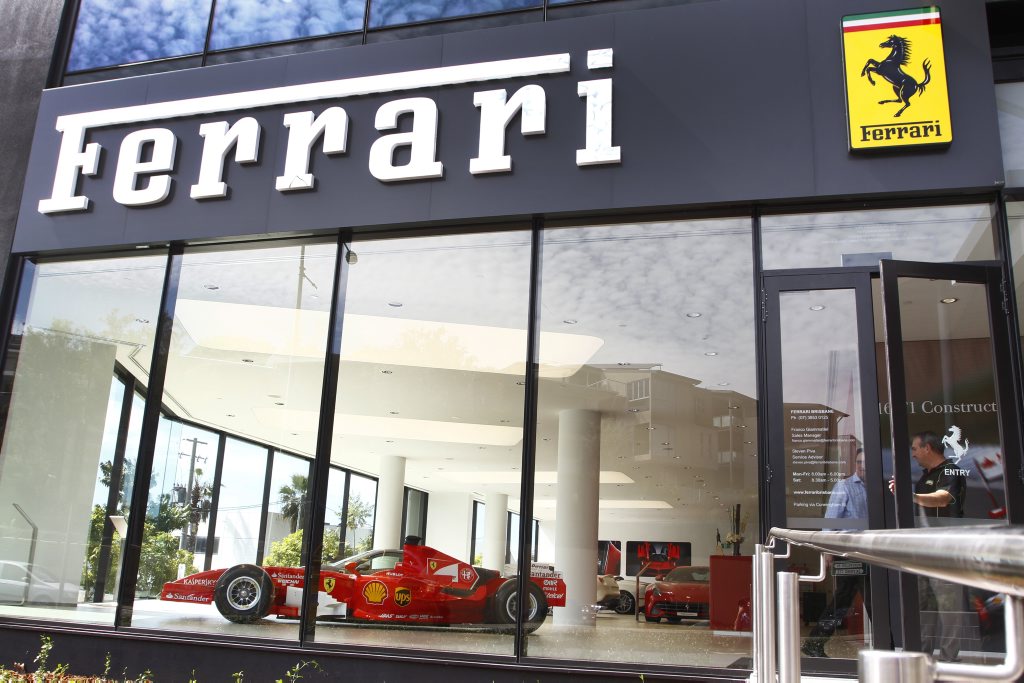TOY SHOPPING: New Ferrari Brisbane dealership opens its doors at Fortitude Valley TOY SHOPPING: New Ferrari Brisbane dealership opens its doors at Fortitude Valley