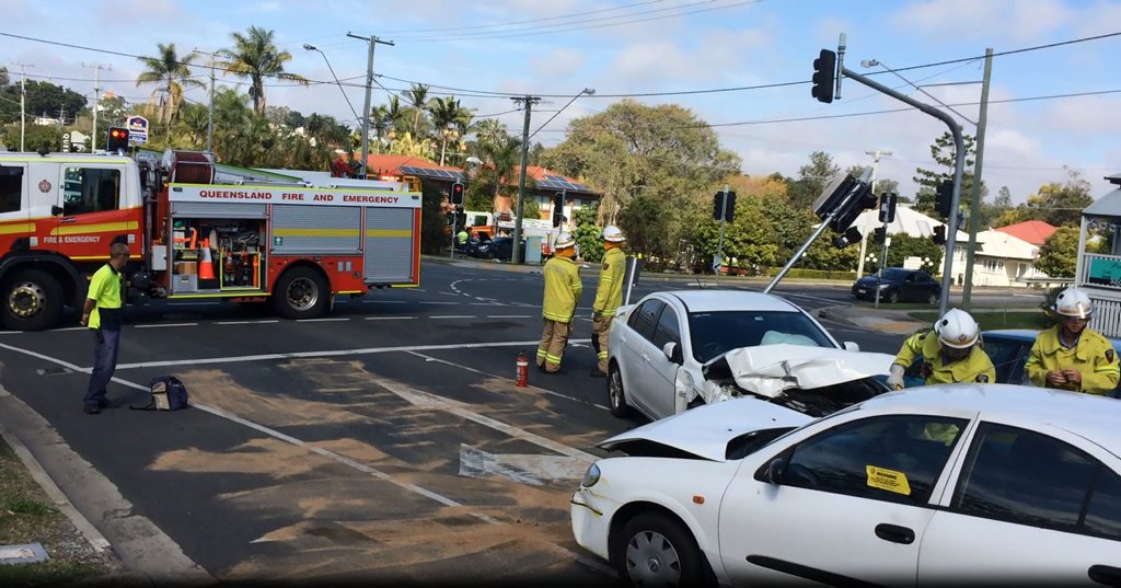 A driver allegedly crashed into numerous cars at an intersection on Warwick Rd and drove off. Photo Contributed A driver allegedly crashed into numerous cars at an intersection on Warwick Rd and drove off. Photo Contributed