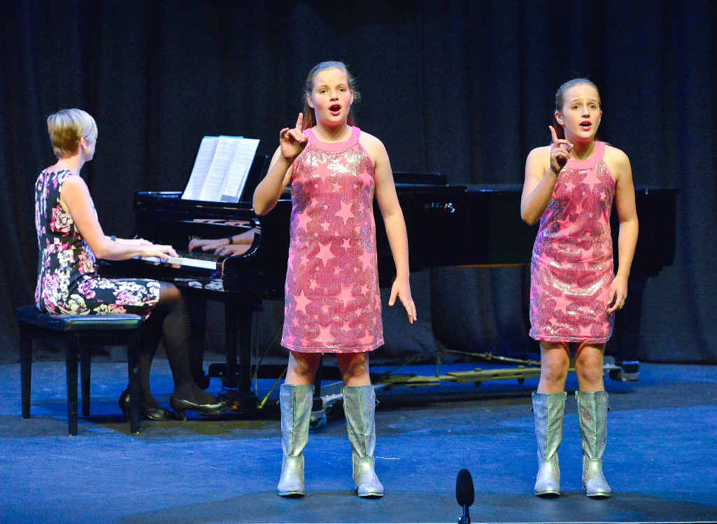 Modern Vocal Duo/Trio 12 years and under. Aurora McBride and Annamonet Massey. Modern Vocal Duo/Trio 12 years and under. Aurora McBride and Annamonet Massey.