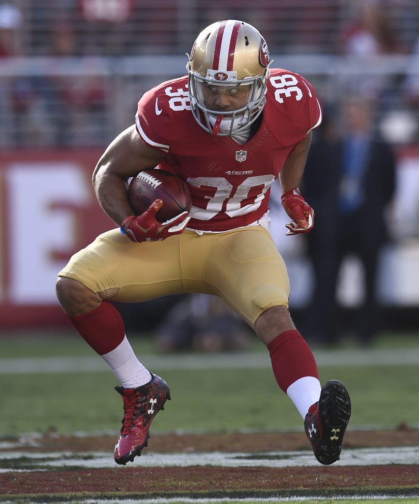 Jarryd Hayne of Australia during a punt return against the Dallas Cowboys during his pre-season NFL game. Jarryd Hayne of Australia during a punt return against the Dallas Cowboys during his pre-season NFL game.