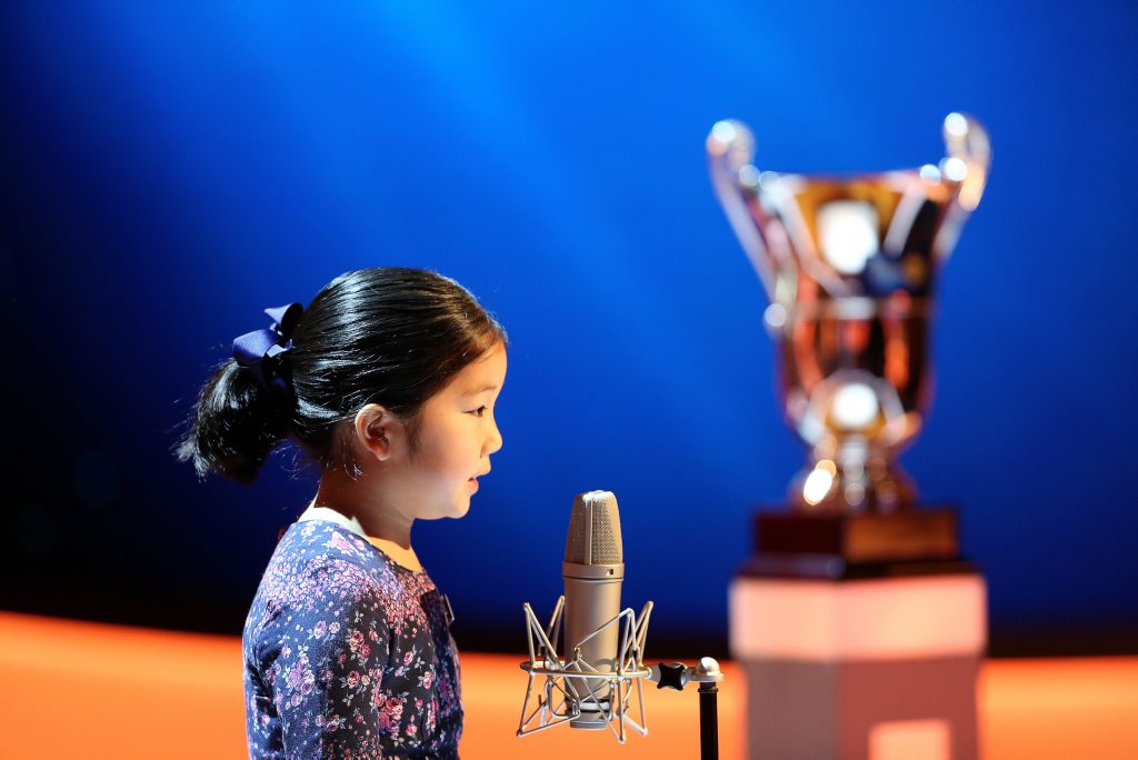 Grace competes in the grand final of The Great Australian Spelling Bee. Grace competes in the grand final of The Great Australian Spelling Bee.