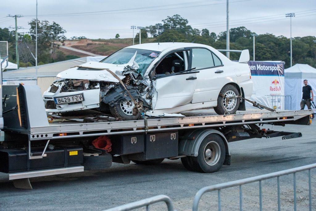 Mads Ostberg and co-driver Jonas Andersson have been cleared of serious injuries after their rally car crashed with a truck during Rally Australia's recce this afternoon. Mads Ostberg and co-driver Jonas Andersson have been cleared of serious injuries after their rally car crashed with a truck during Rally Australia's recce this afternoon.