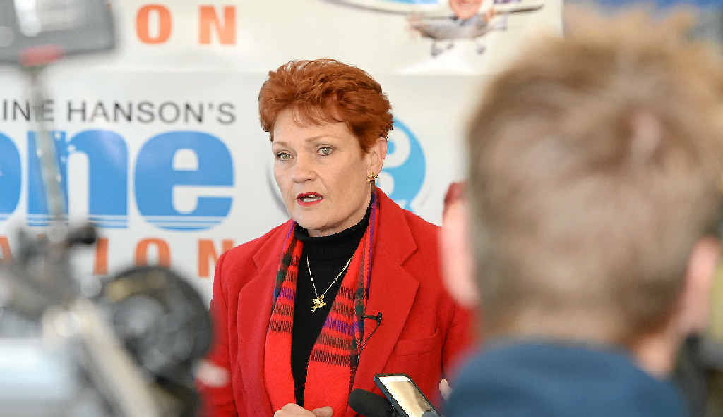 ROCKY INTERVIEW: Pauline Hanson when she flew in to Rockhampton as part of her “Fed Up” tour. ROCKY INTERVIEW: Pauline Hanson when she flew in to Rockhampton as part of her “Fed Up” tour.
