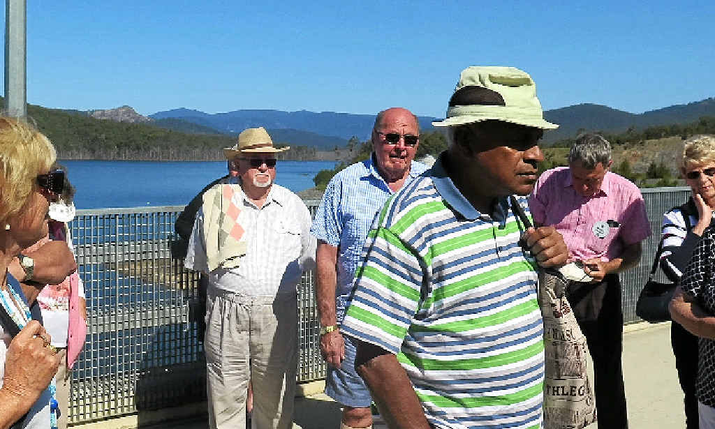 Burleigh Waters Probus Club members visiting Hinze Dam. Burleigh Waters Probus Club members visiting Hinze Dam.
