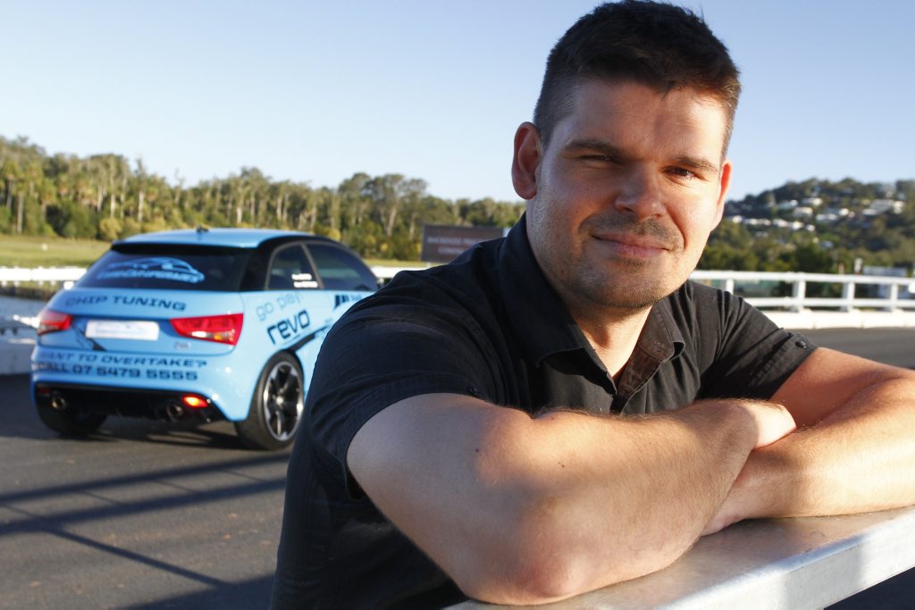 Martin Westwood with his Euro Car Upgrades' Audi A1. Photo: Iain Curry / Sunshine Coast Daily Martin Westwood with his Euro Car Upgrades' Audi A1. Photo: Iain Curry / Sunshine Coast Daily