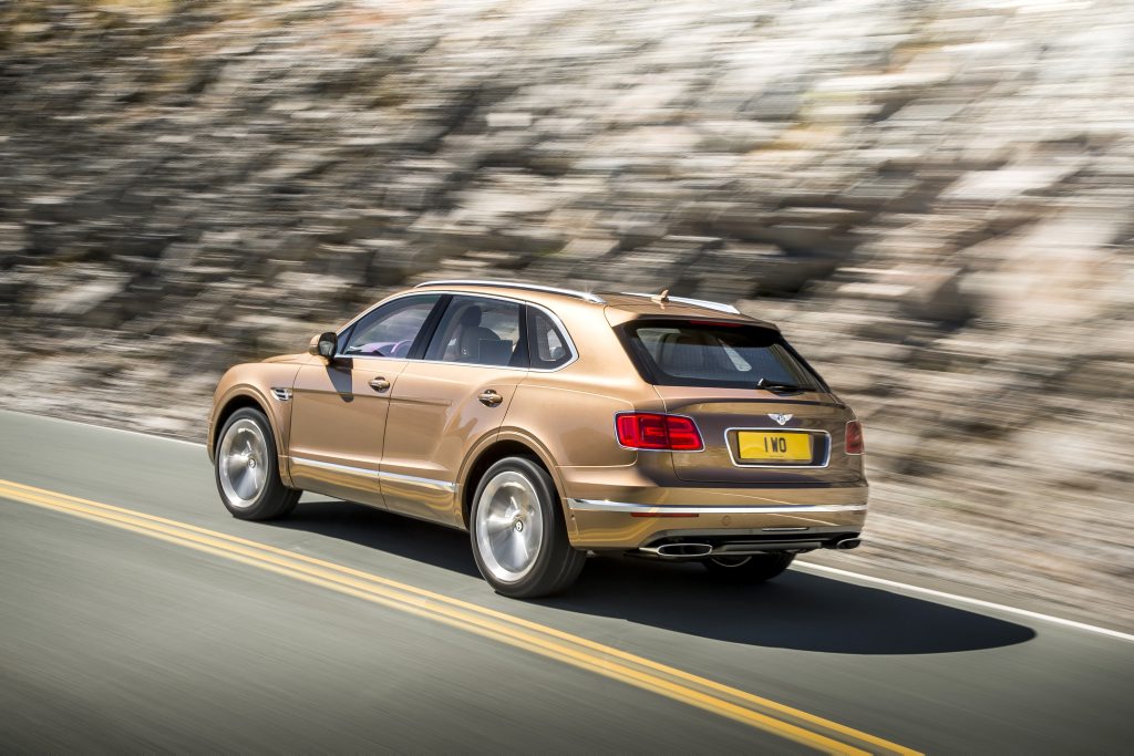 WORLD'S FASTEST SUV: Bentley big boy hits 100kmh in 4.1-seconds thanks to a twin-turbo 6.0-litre W12. WORLD'S FASTEST SUV: Bentley big boy hits 100kmh in 4.1-seconds thanks to a twin-turbo 6.0-litre W12.