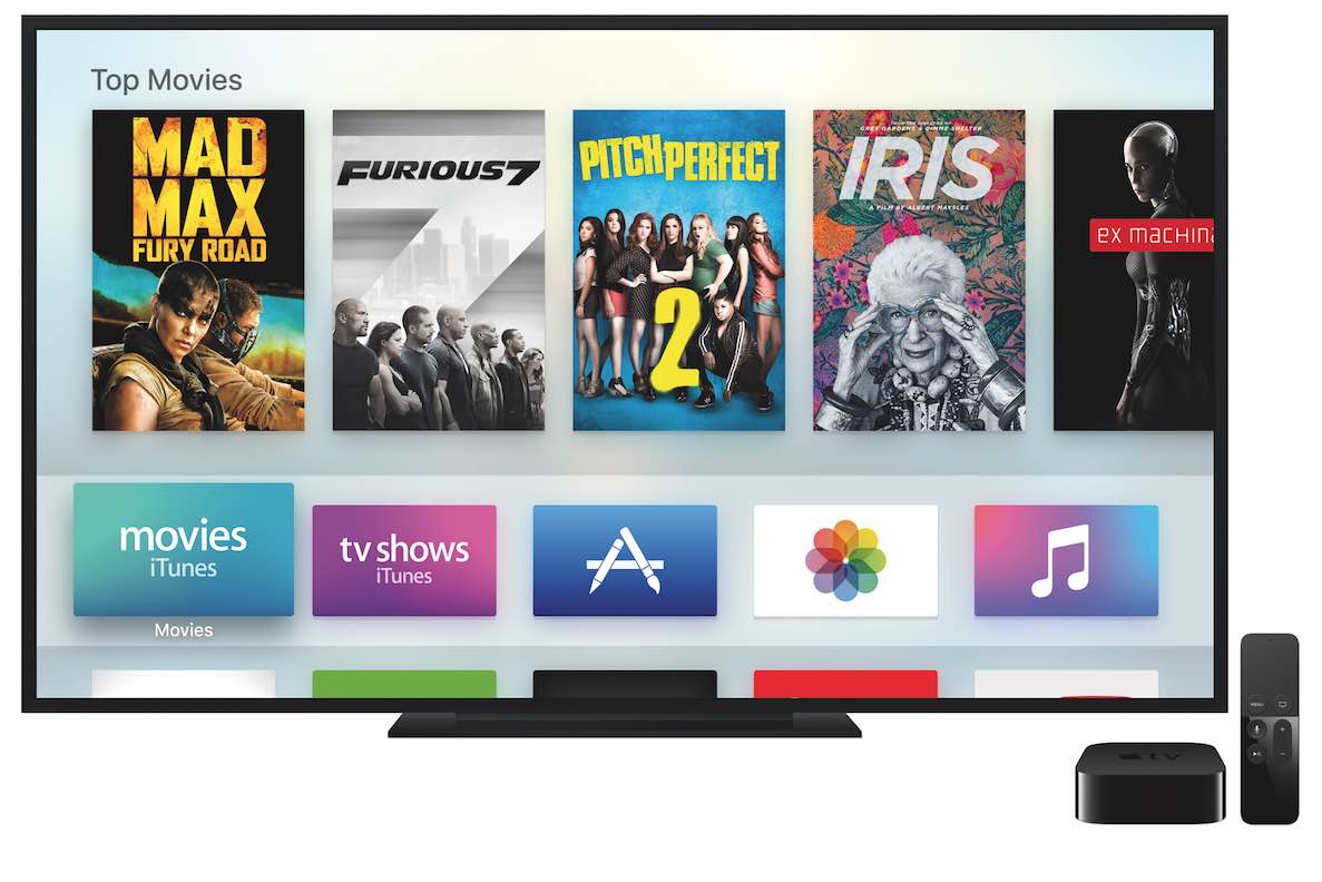 The all-new Apple TV features a Siri remote which can also be used for gaming. The all-new Apple TV features a Siri remote which can also be used for gaming.