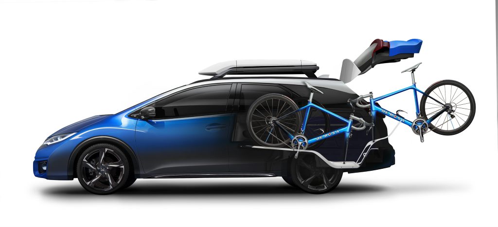RACE READY: The Concept will be shown at the Frankfurt Motor Show. Expect pro cycling teams to demand production. RACE READY: The Concept will be shown at the Frankfurt Motor Show. Expect pro cycling teams to demand production.