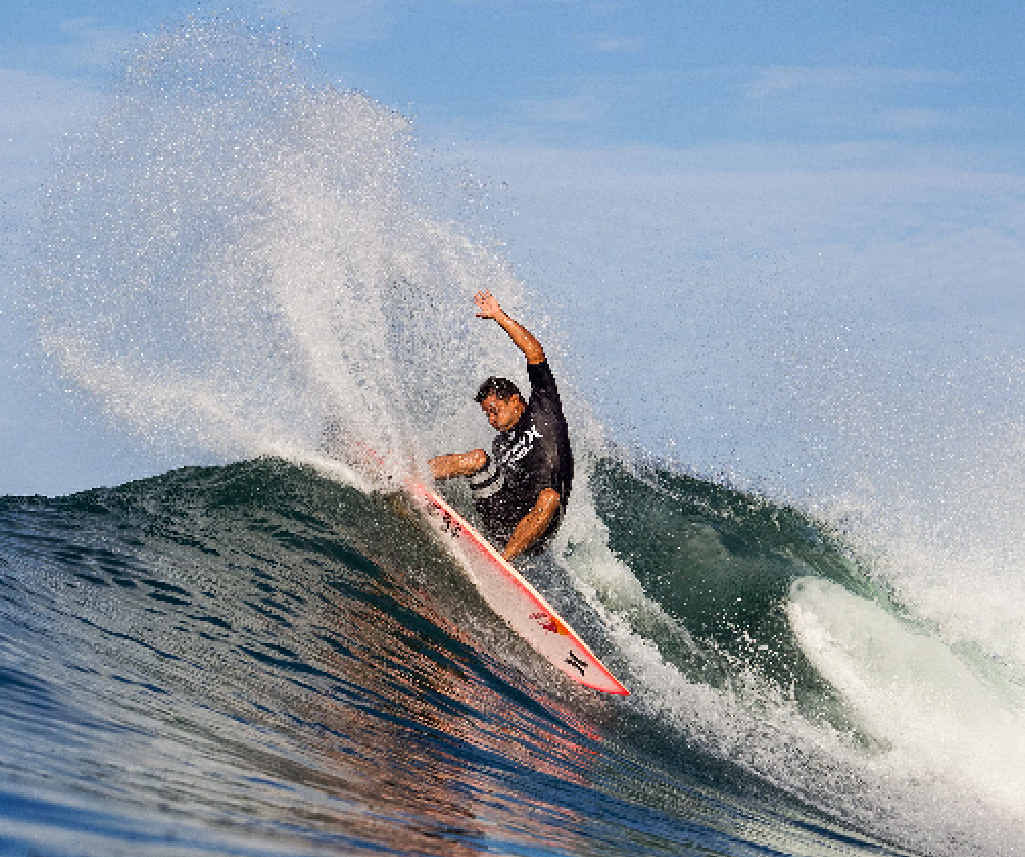 BANGO! Michel Bourez at Trestles. BANGO! Michel Bourez at Trestles.