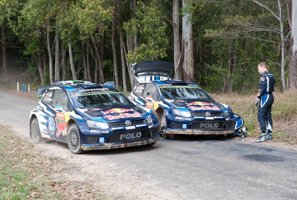 FAST FRENCHIE: Ogier during Rally Australia, an event he would win to claim his third WRC title behind the wheel of a VW Polo. FAST FRENCHIE: Ogier during Rally Australia, an event he would win to claim his third WRC title behind the wheel of a VW Polo.