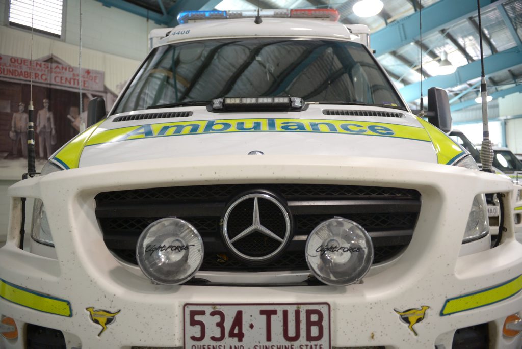Queensland Ambulance Service transported a 60-year-old man from Septimus Queensland Ambulance Service transported a 60-year-old man from Septimus