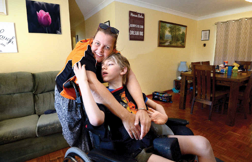 HELP NEEDED: Calem McDavid and his mum Summer Nanscawen dream of a purpose built home. HELP NEEDED: Calem McDavid and his mum Summer Nanscawen dream of a purpose built home.