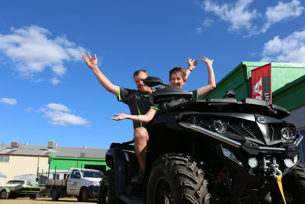 WINNERS: Brett and Jacqui Irwin from Ollies Mower Service were named overall winners at last year's awards. WINNERS: Brett and Jacqui Irwin from Ollies Mower Service were named overall winners at last year's awards.