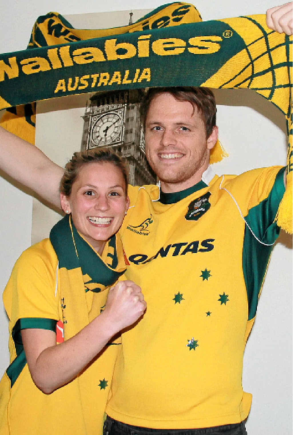 WORLD CUP BOUND: Toowoomba’s Emily Durkin and Terry Harvey get their Wallabies gear ready for their trip to the United Kingdom for the Rugby World Cup. WORLD CUP BOUND: Toowoomba’s Emily Durkin and Terry Harvey get their Wallabies gear ready for their trip to the United Kingdom for the Rugby World Cup.