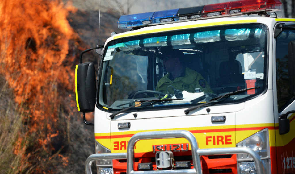 A one hectare area of grass is in flames A one hectare area of grass is in flames