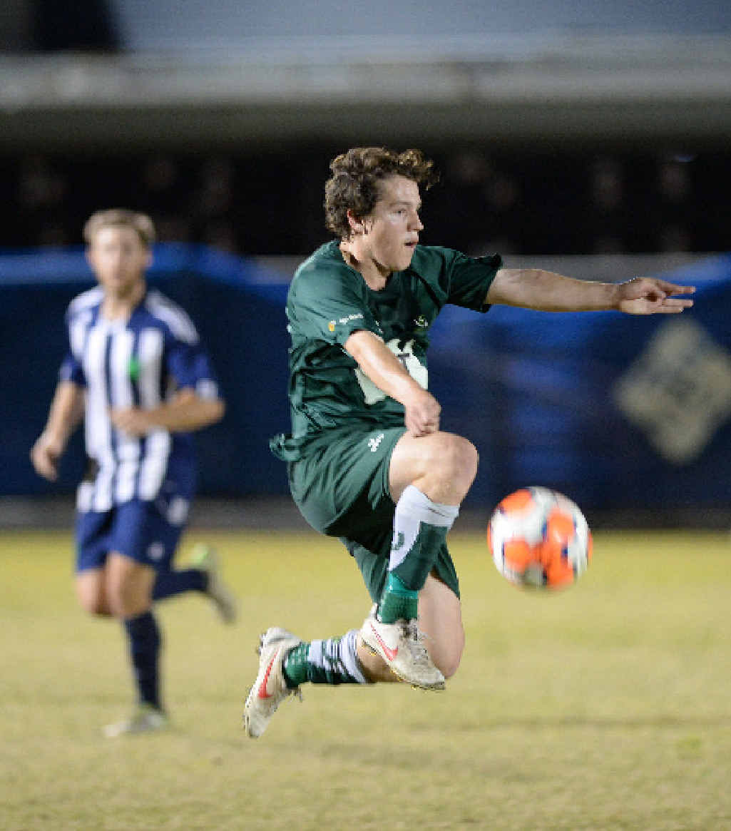 GOAL ASSIST: Frenchville’s Tim Zimitat did all the hard work to set up his side’s second goal. GOAL ASSIST: Frenchville’s Tim Zimitat did all the hard work to set up his side’s second goal.