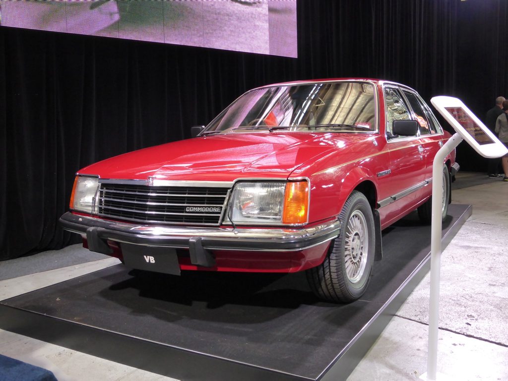 THE ORIGINAL: 1978 VB Commodore was the first in a long line for the iconic Aussie nameplate, and pride of place at the pop-up museum at Port Melbourne THE ORIGINAL: 1978 VB Commodore was the first in a long line for the iconic Aussie nameplate, and pride of place at the pop-up museum at Port Melbourne