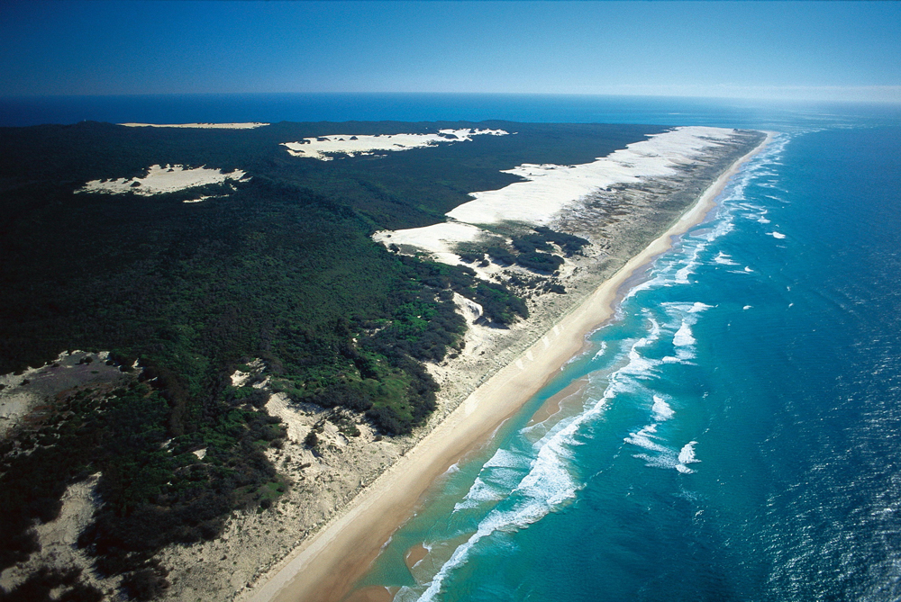 Fraser Island is one of seven Queensland inclusions on Australia's World Heritage List. Nationally, there are 19 sites preserving our cultural and natural heritage. Fraser Island is one of seven Queensland inclusions on Australia's World Heritage List. Nationally, there are 19 sites preserving our cultural and natural heritage.