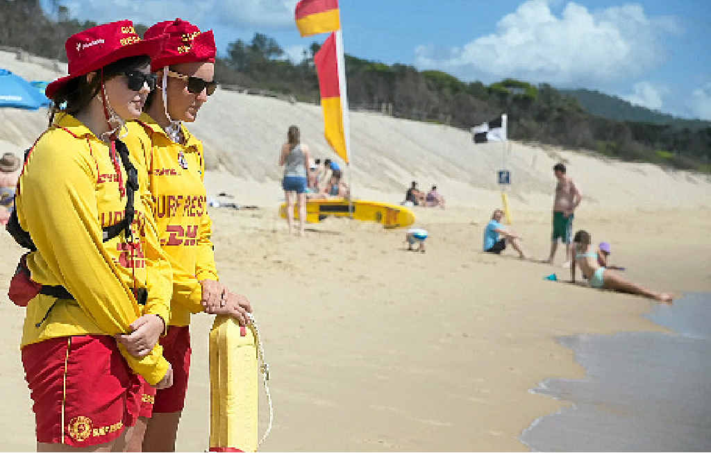 AT THE READY: Volunteer patrols on local beaches have started in time for the school holidays. AT THE READY: Volunteer patrols on local beaches have started in time for the school holidays.