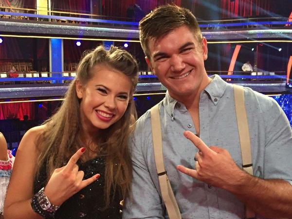 Bindi Irwin and dance partner Derek Hough Bindi Irwin and dance partner Derek Hough
