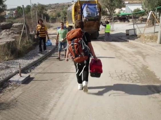 Aslan was continuing his journey from the Greek island of Lesbos, into Europe with Rose
Aslan was continuing his journey from the Greek island of Lesbos, into Europe with Rose