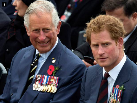 Prince Harry with father Prince Charles Prince Harry with father Prince Charles