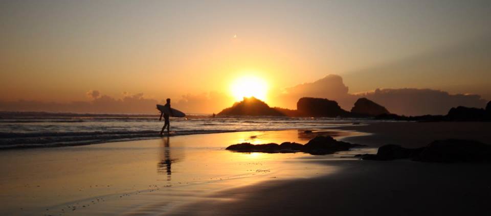 Sunrise from Broken Head.