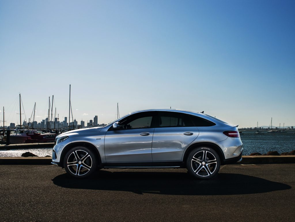 SUV COUPE? Mercedes is claiming the name for its four-door SUV with slanting roof line, taking the battle squarely to BMW's polarising X6. SUV COUPE? Mercedes is claiming the name for its four-door SUV with slanting roof line, taking the battle squarely to BMW's polarising X6.