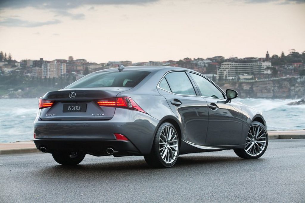 BACK END: The 2016 Lexus IS 200 t sports sedan BACK END: The 2016 Lexus IS 200 t sports sedan