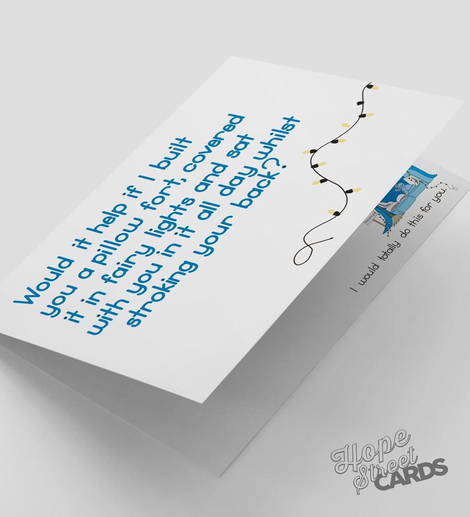 Sisters Sam and Trudy Booker have launched a range of mental illness get-well cards called Hope Street Cards. Sisters Sam and Trudy Booker have launched a range of mental illness get-well cards called Hope Street Cards.
