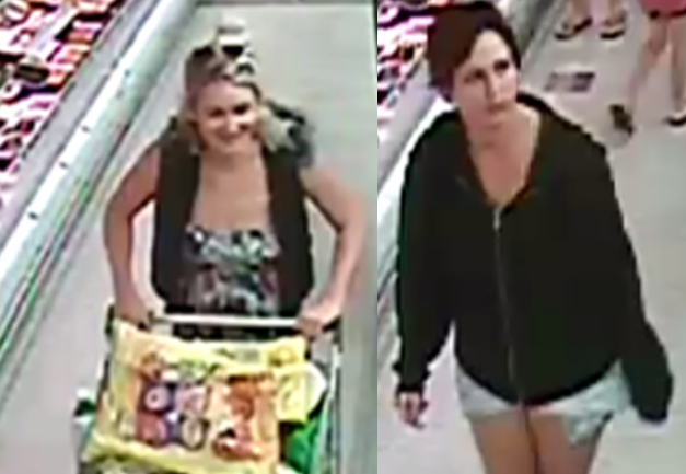 Police want to speak to these two women. Police want to speak to these two women.