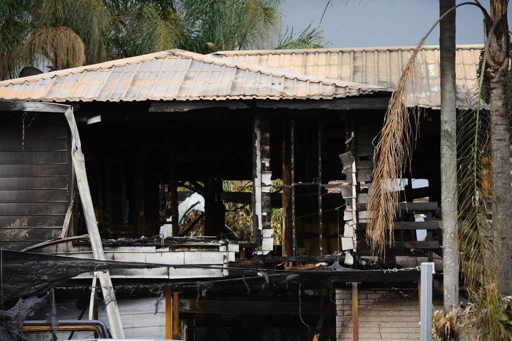 A house on Jones Road in Bellbird Park was gutted by fire on Monday night (28-9-15). Photo: David Nielsen / The Queensland Times A house on Jones Road in Bellbird Park was gutted by fire on Monday night (28-9-15). Photo: David Nielsen / The Queensland Times