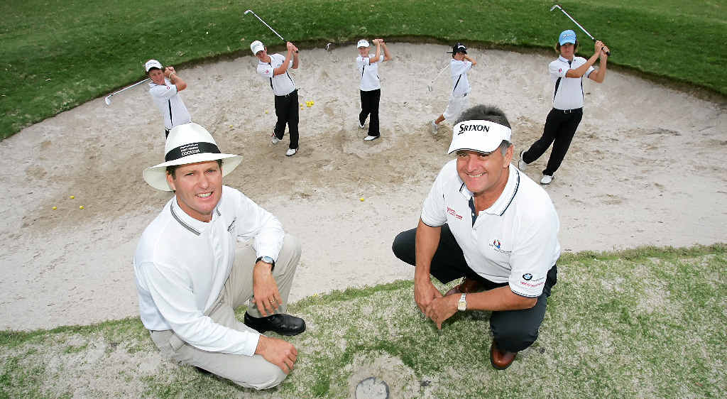 Hyatt PGA head teaching professional Peter Heiniger, and Invincibles president, Graeme Miller, launch the Sunshine Coast Junior Golf Academy back in 2007. Hyatt PGA head teaching professional Peter Heiniger, and Invincibles president, Graeme Miller, launch the Sunshine Coast Junior Golf Academy back in 2007.