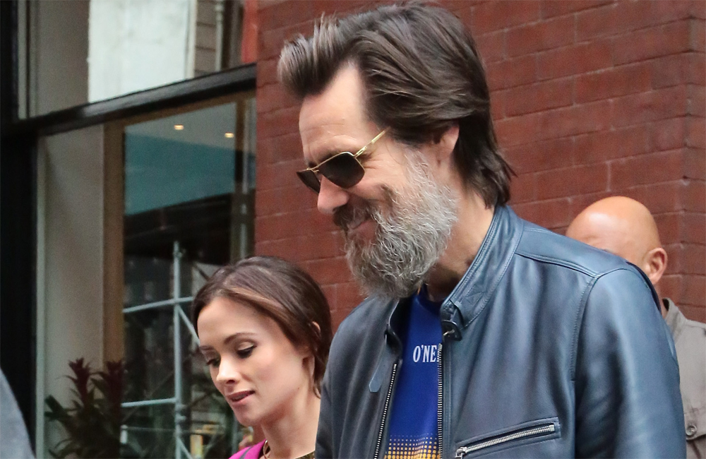 Jim Carrey and late ex-girlfriend Cathriona White Jim Carrey and late ex-girlfriend Cathriona White